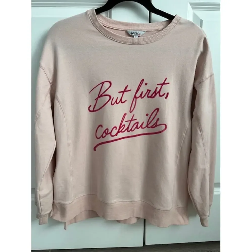 WildFox - But First Cocktails Sweatshirt Size: Small - Picture 2 of 6